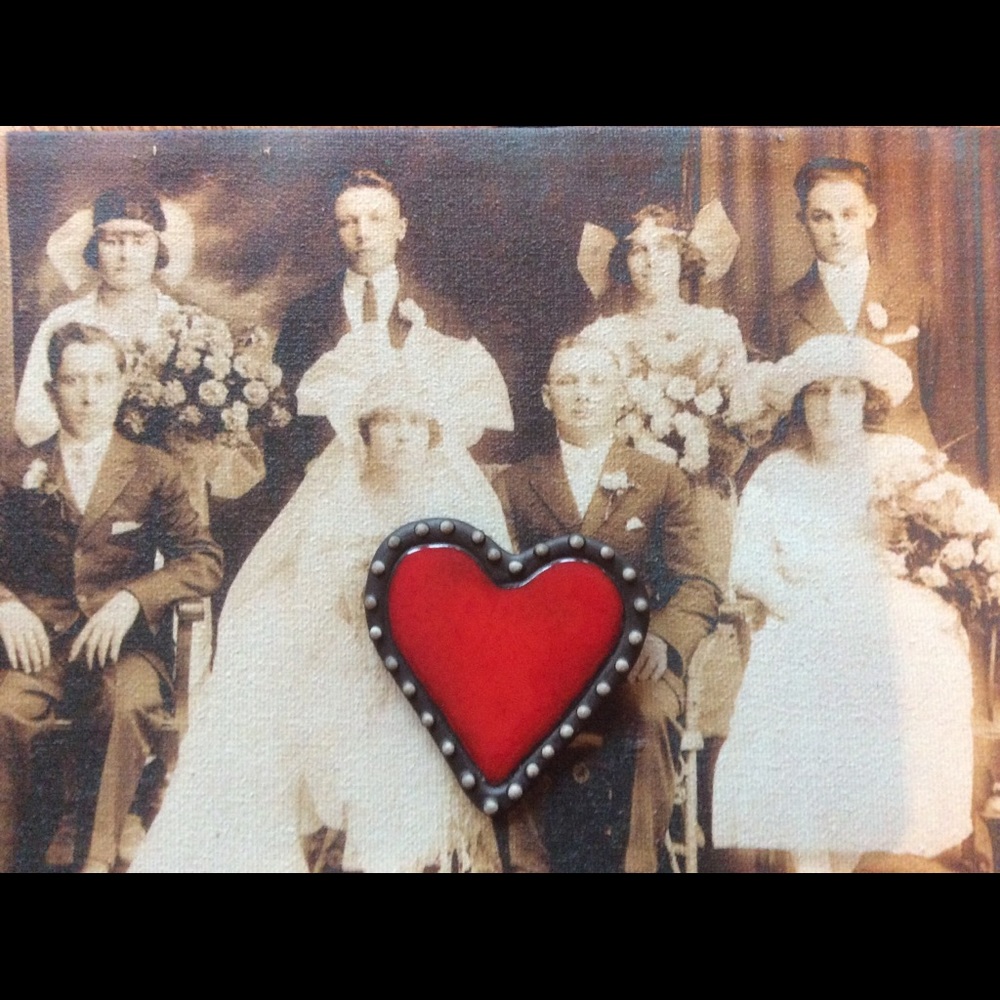 Heart-Shaped Brooch.